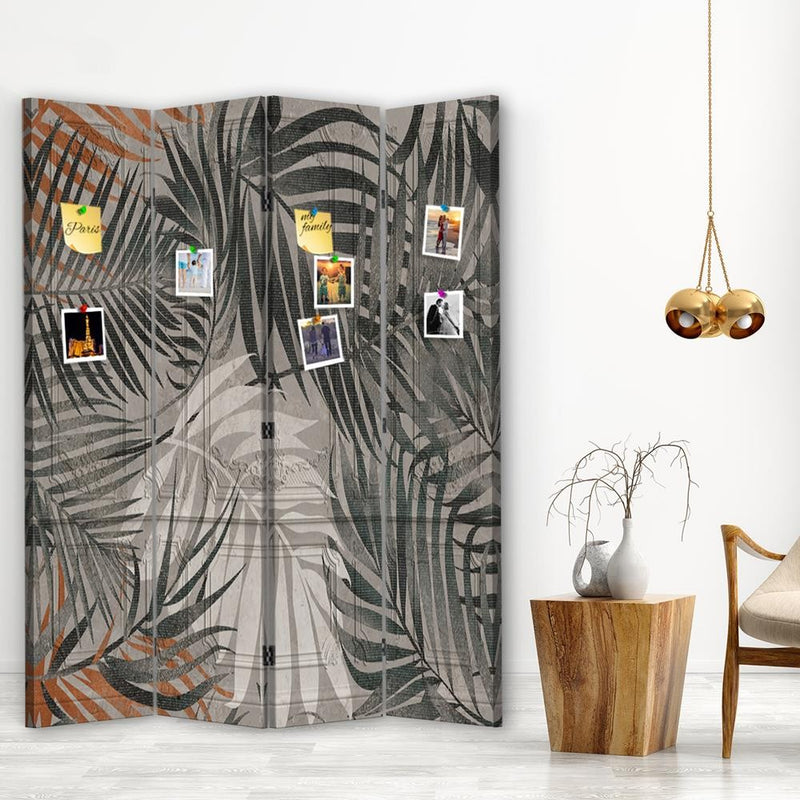 Room divider Double-sided PIN IT, Dance of the Leaves