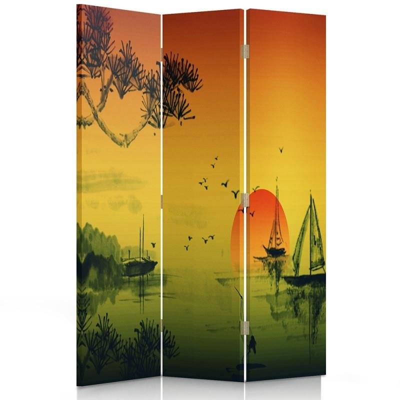 Room divider Double-sided rotatable, The charms of japan