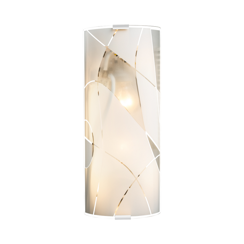 Washer sconce Globo Lighting PARANJA metal white E27 2 lamps