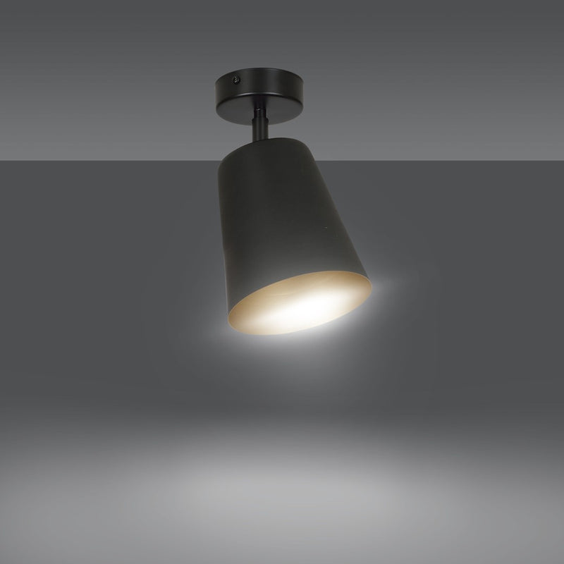 PRISM pendant lamp 1L, black, E27