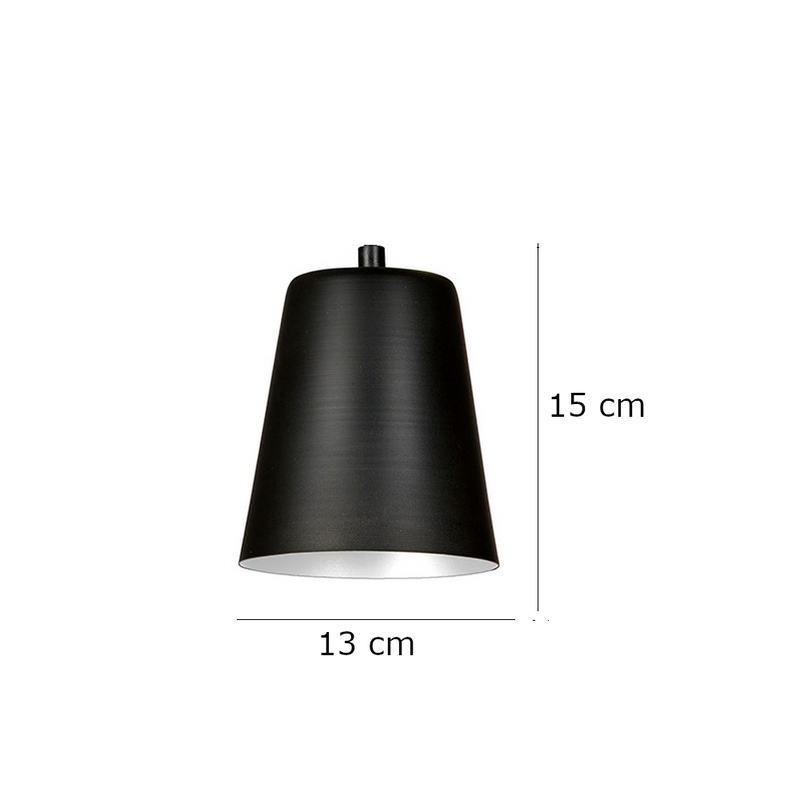 PRISM pendant lamp 2L, black, E27