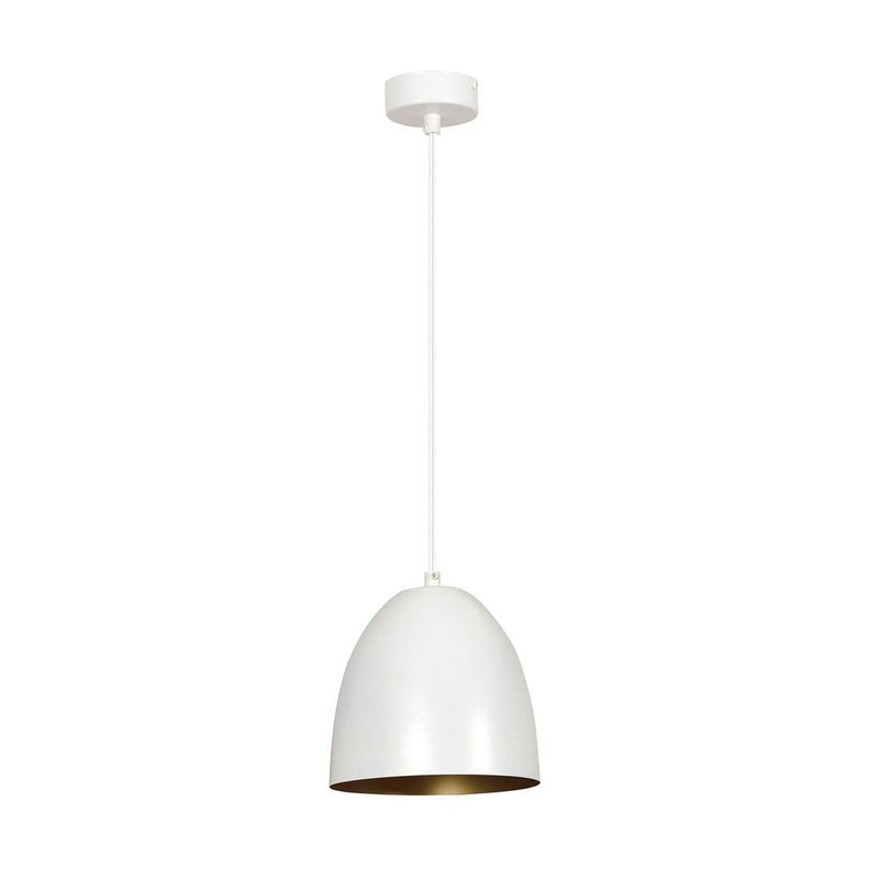 LENOX pendant lamp 1L, white, E27