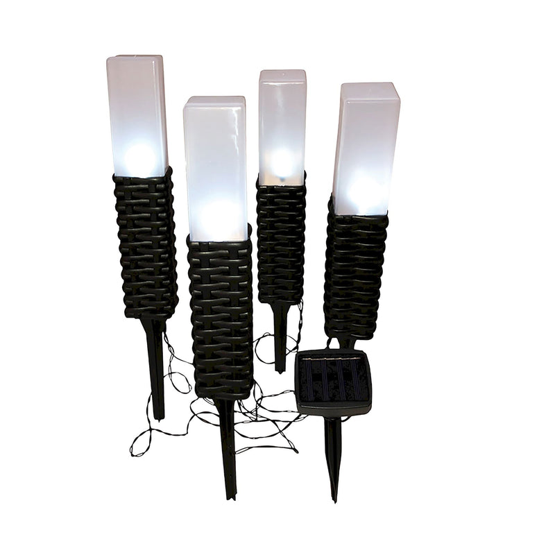 Set of 4 LED Outdoor Ground Spikes