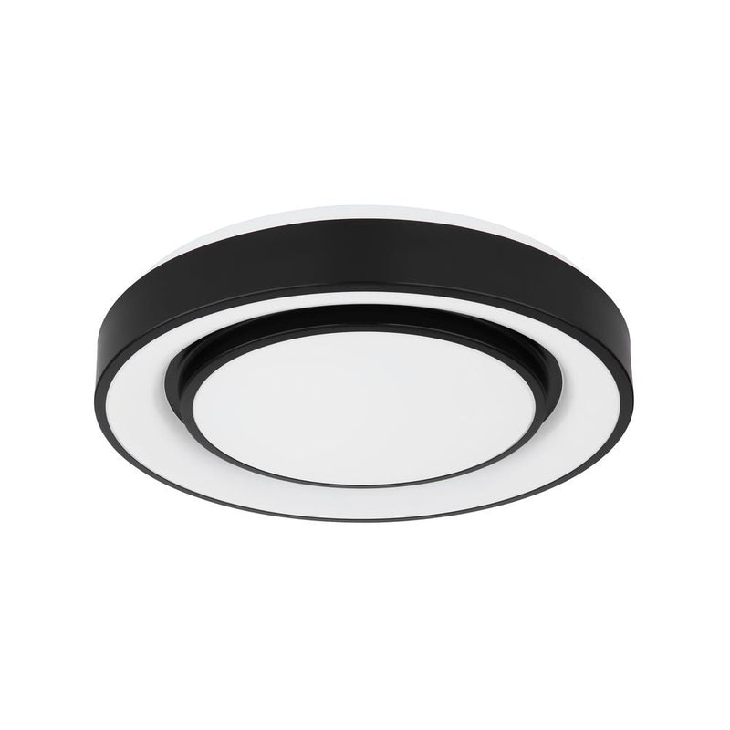 Flush mount Globo Lighting SULLY metal black LED 1 / 1 lamps