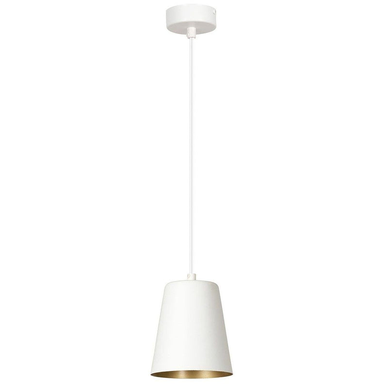 MILARGO pendant lamp 1L, white, E27
