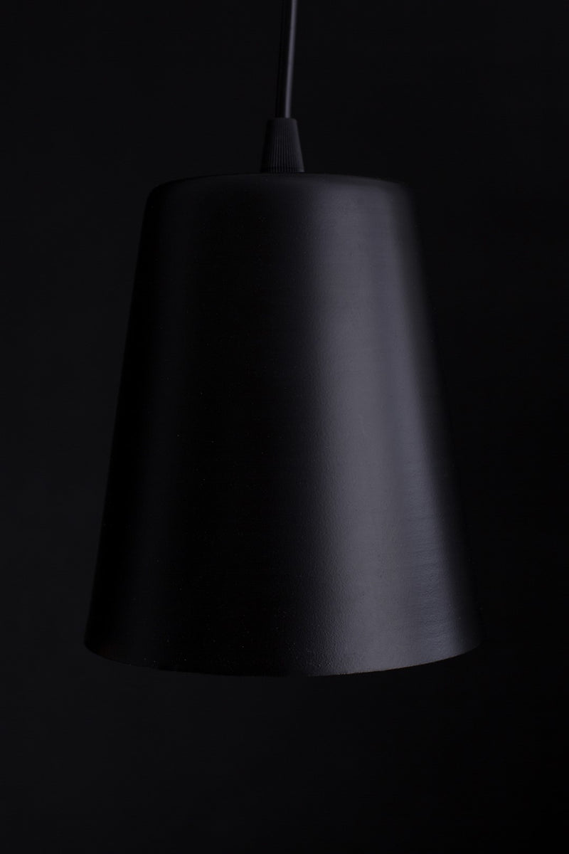 MILARGO pendant lamp 1L, black, E27