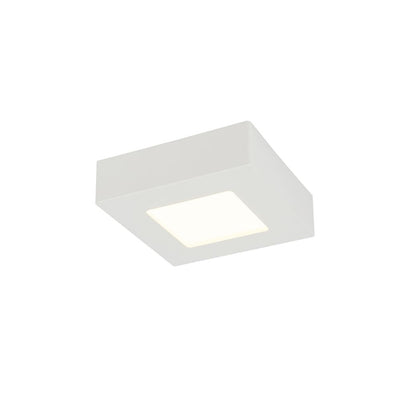 Flush mount Globo Lighting SVENJA plastic white LED 