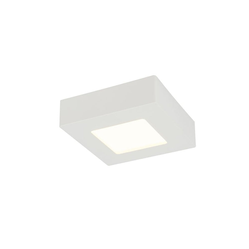 Flush mount Globo Lighting SVENJA plastic white LED 
