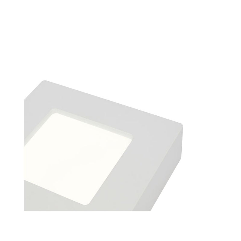 Flush mount Globo Lighting SVENJA plastic white LED