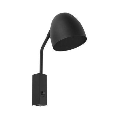 Wall sconce SOHO metal black E27 1 lamp