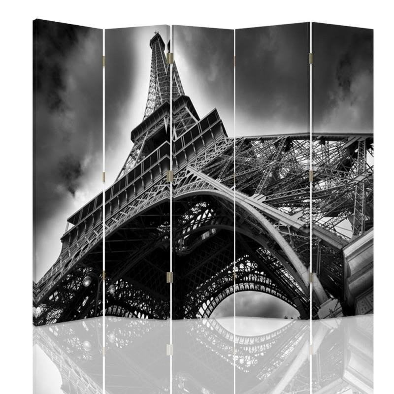 Separador de ambientes Doble cara, La Torre Eiffel desde la perspectiva de la rana