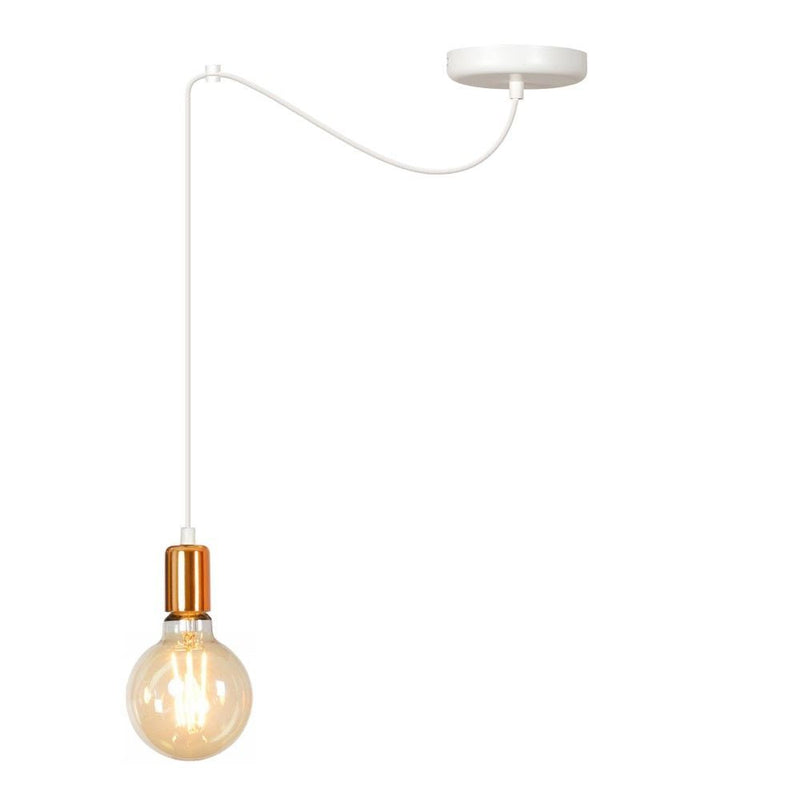 SPARK pendant lamp 1L, white, E27