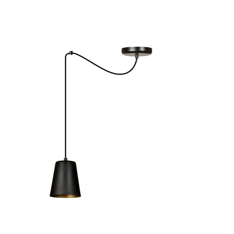 LINK pendant lamp 1L, black, E27