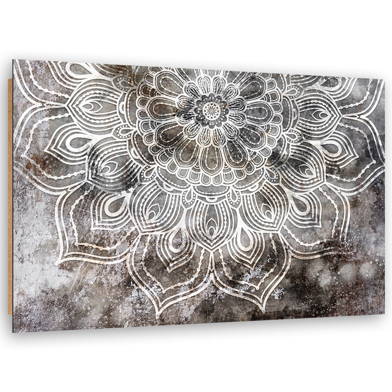 Estampado de panel decorativo, Mandala abstracto