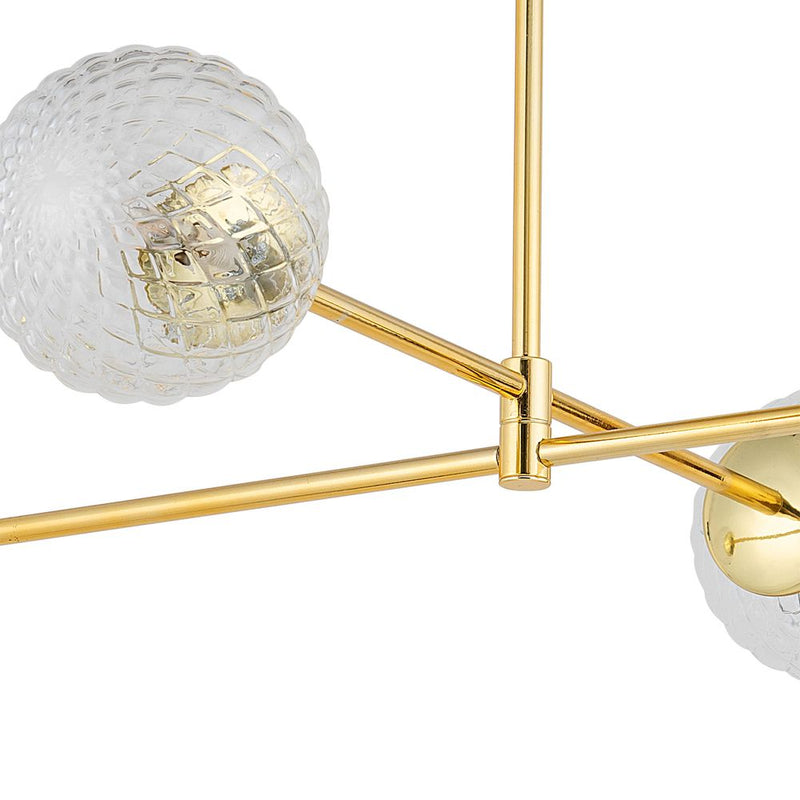 Chandelier CADIX GOLD metal gold G9 4 lamps