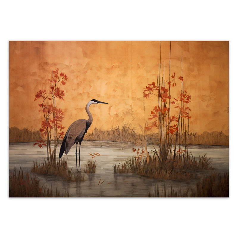 Wallpaper, Oriental crane