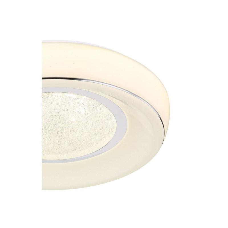 Flush mount Globo Lighting MICKEY metal white LED