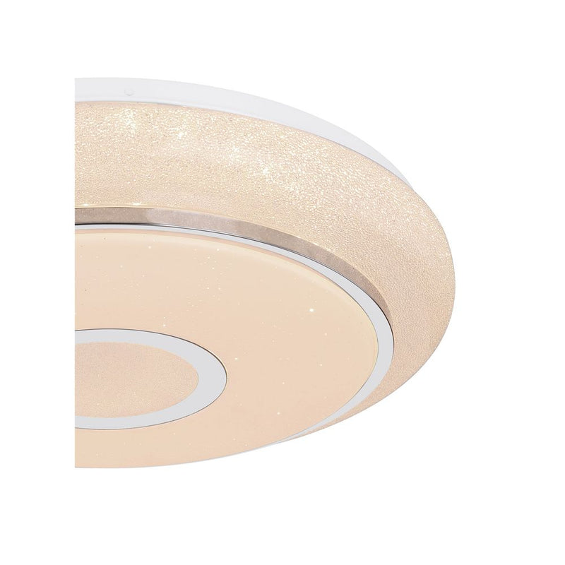 Flush mount Globo Lighting DANI plastic white LED