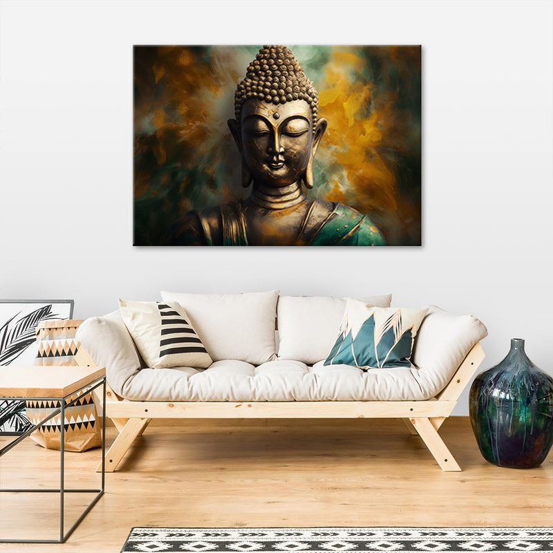 Deco panel picture, Buddha Statue Abstract