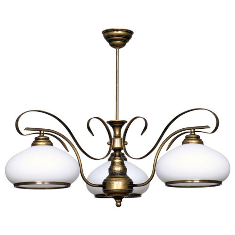 Hanging lamp PATYNA 3 brass
