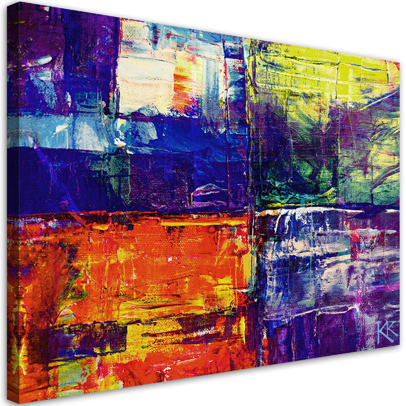 Canvas print, Colorful abstract hand painted