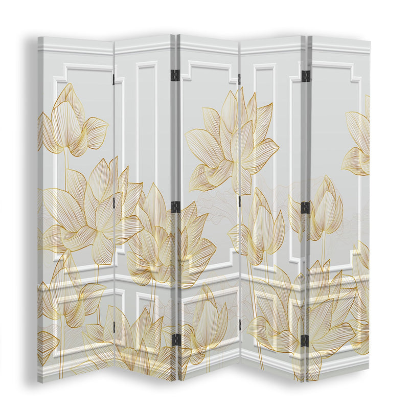 Room divider Double-sided, Floral design