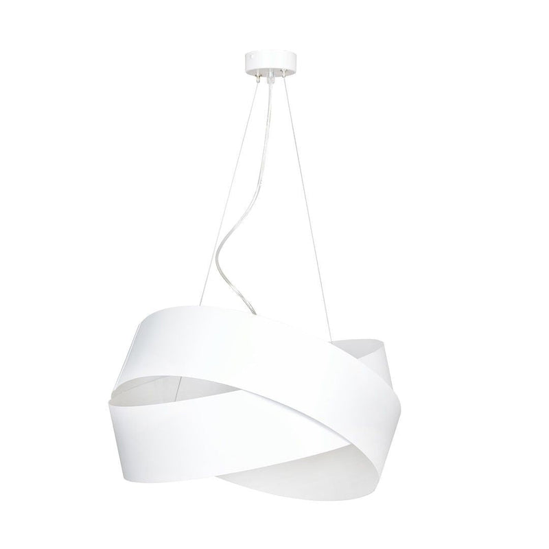 VIENO pendant lamp 2L, white, E27