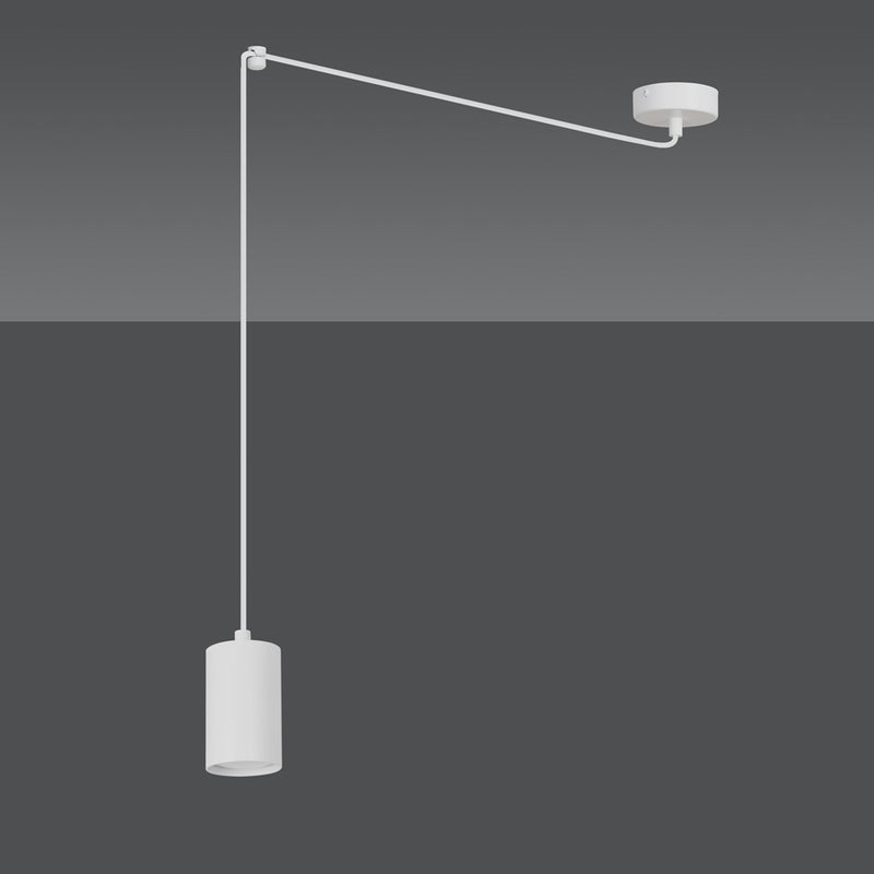 TRAKER pendant lamp 1L, white, GU10