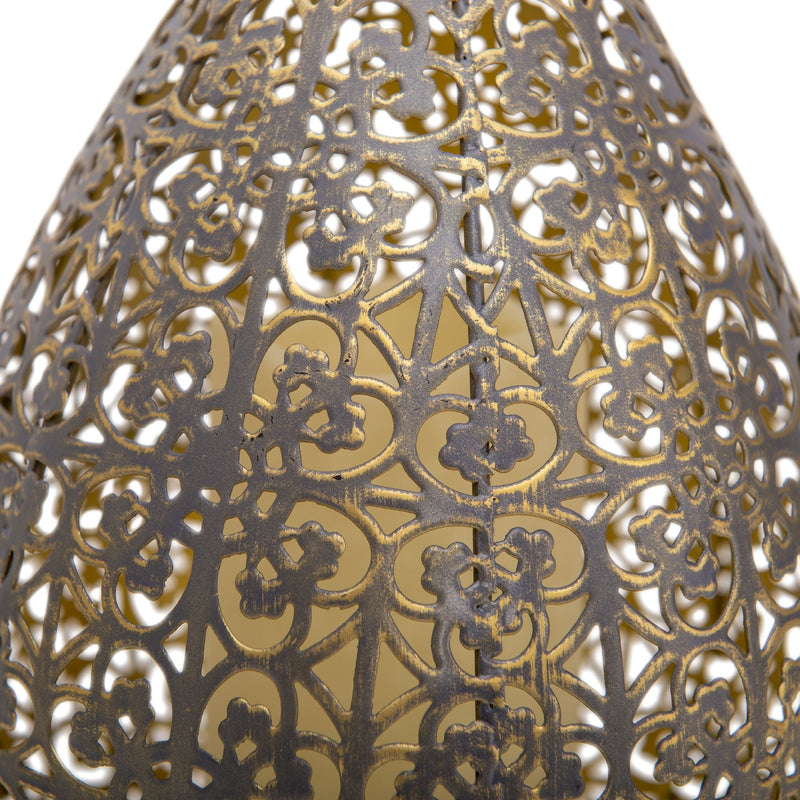 LED Decorative Light h: 27.8 cm antique-gold