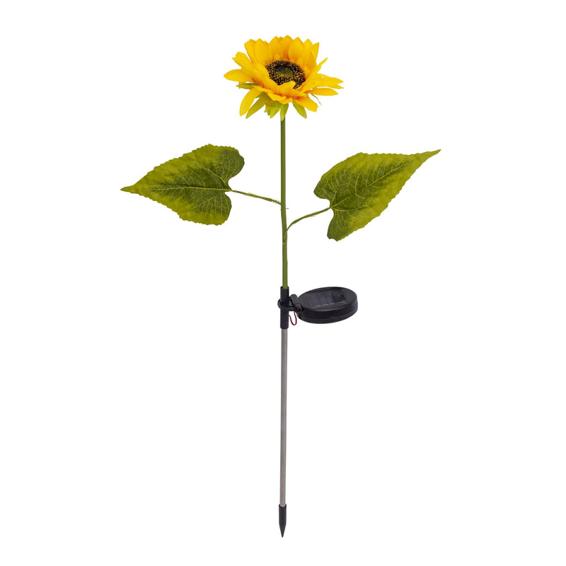 Set of 2 Solar Spikes "Sunflowers" h: 78.5cm