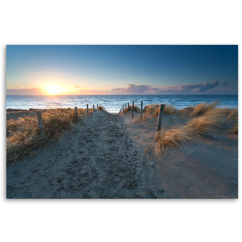 Canvas print, Sunset over the sea