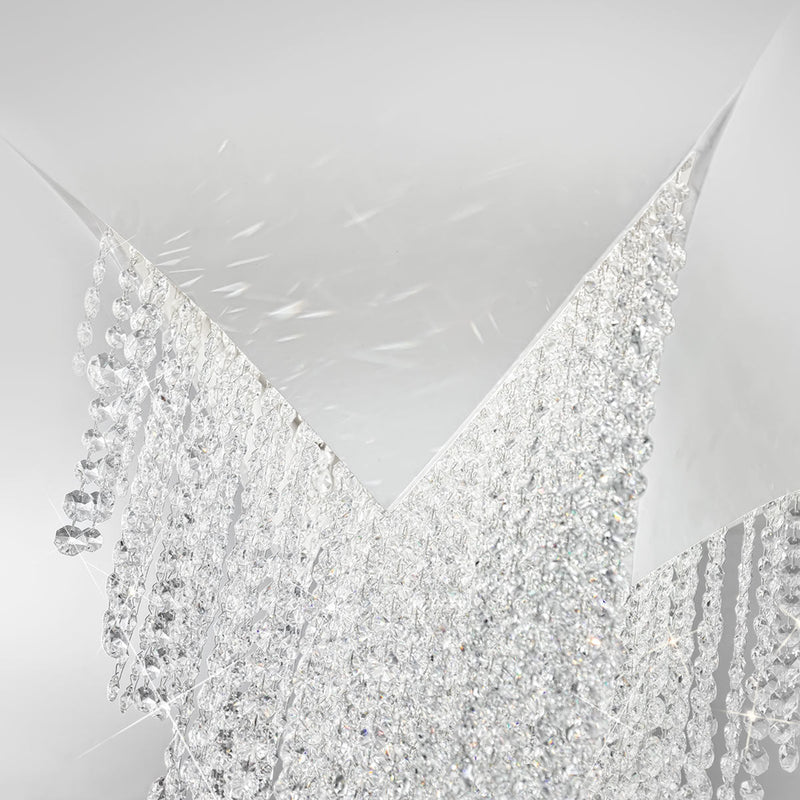 Sconce FONTE DI LUCE white crystal