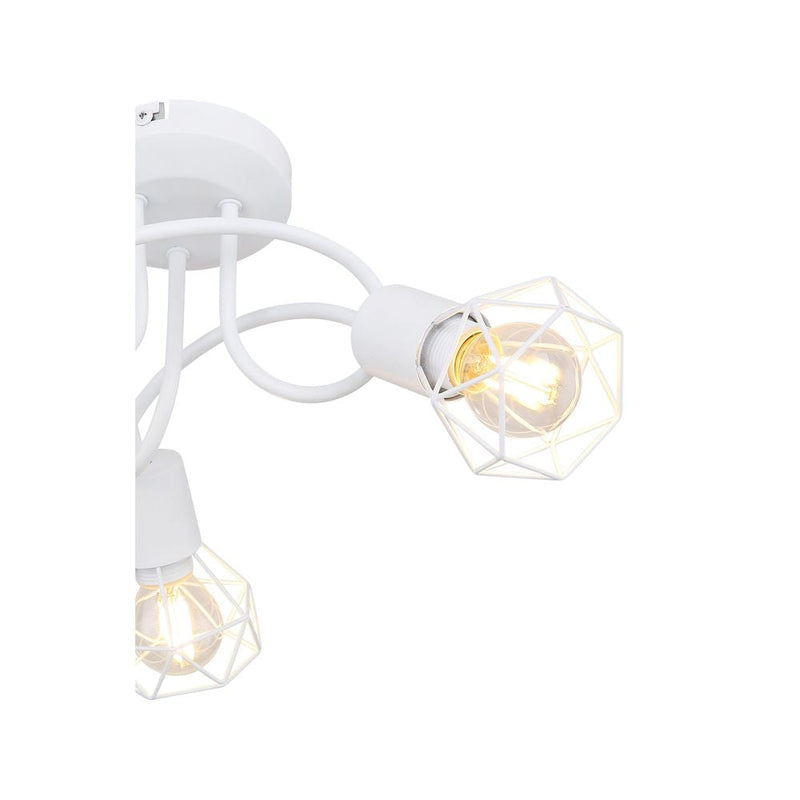 Chandelier Globo Lighting XARA I metal white E14 3 lamps