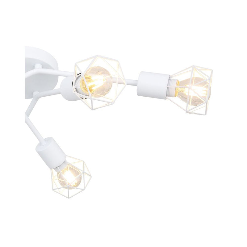 Chandelier Globo Lighting XARA I metal white E14 6 lamps