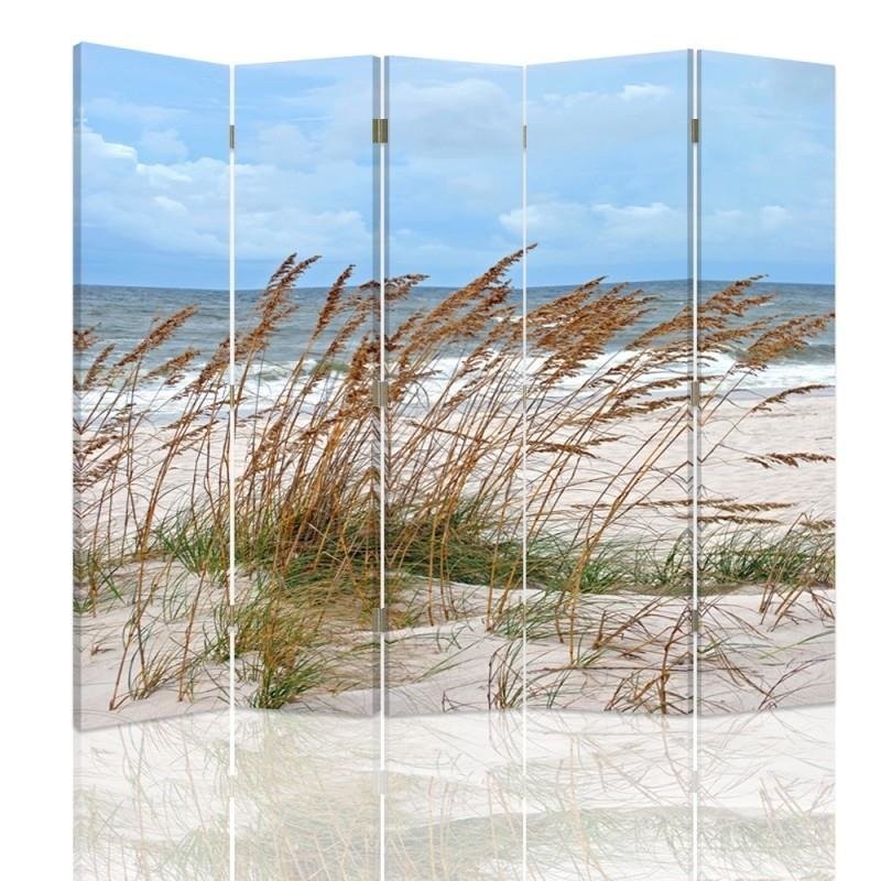 Room divider Double-sided, Grass by the sea