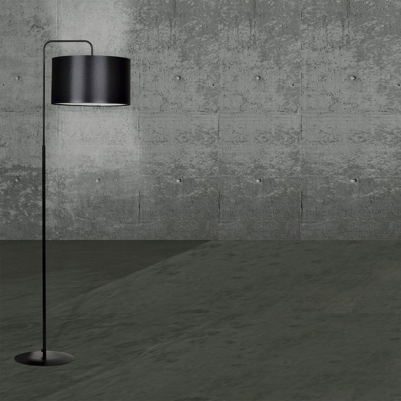 TRAPO floor lamp 1L, D35 black, E27