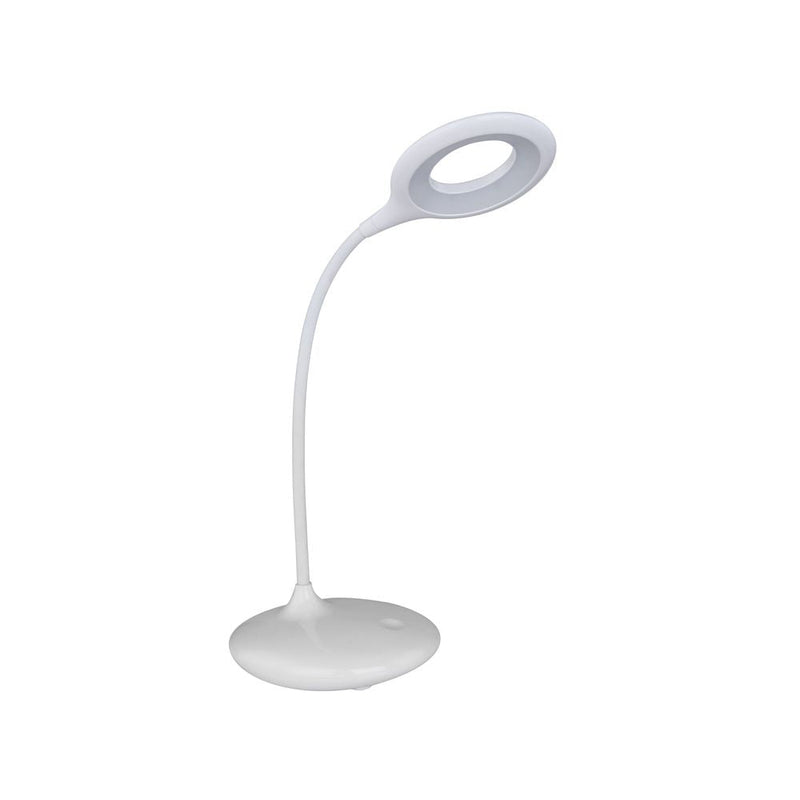 Lámpara de escritorio Globo Lighting PIA plástico blanco LED