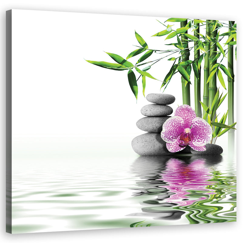 Canvas print, Zen water garden