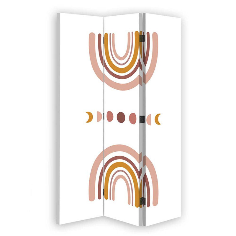 Room divider Double-sided PIN IT, Playing with a rainbow
