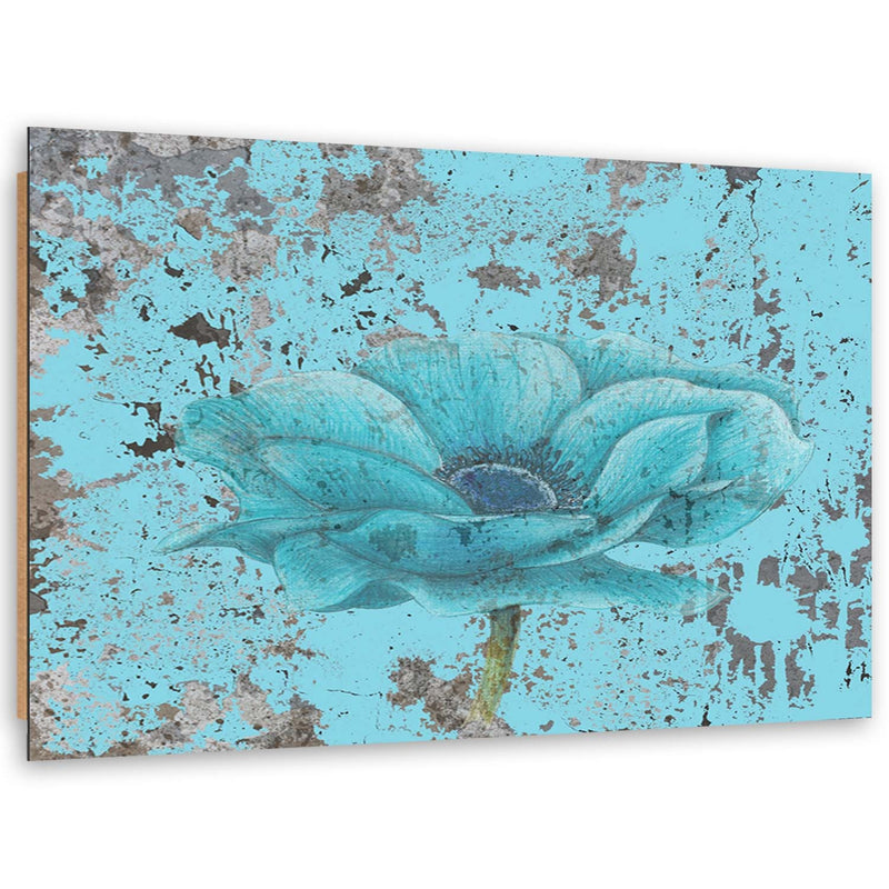 Deco panel print, Retro sea flower
