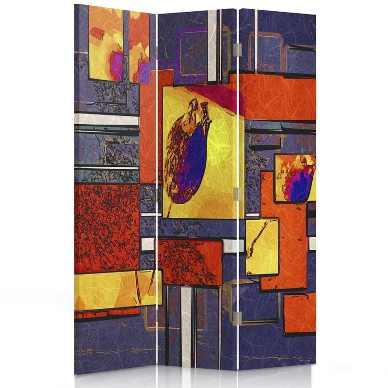Room divider Double-sided rotatable, Geometry and abstraction