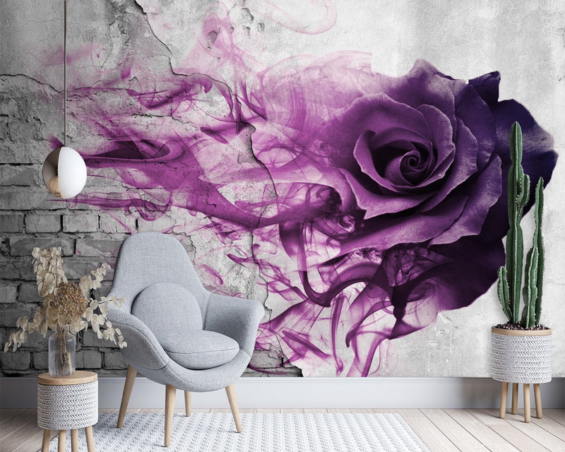 Wallpaper, Purple rose