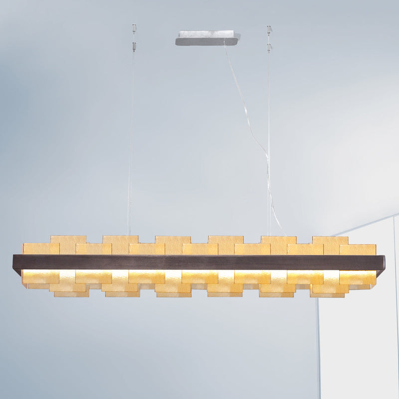 Linear suspension RETTANGOLO LED