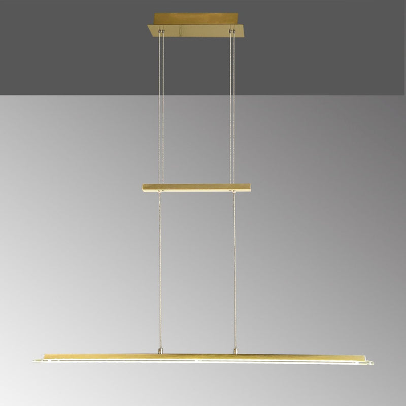 Linear suspension TENSO TW brass LED