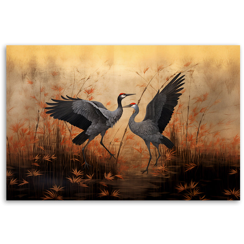 Canvas print, Crane Nature Birds