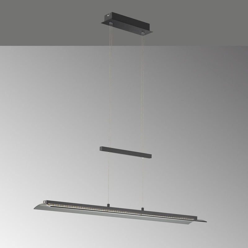 Linear suspension ROOF black LED