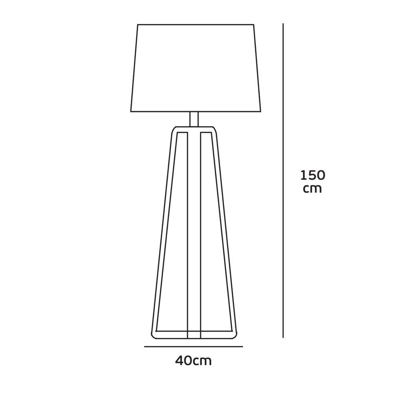 Floor lamps VK Leading Light (VK/03158/WD/W) E27
