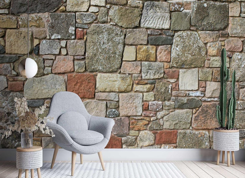 Wallpaper, Decorative Stone Wall Concrete