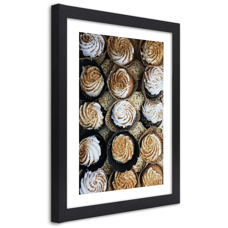 Picture in black frame, Sea of sweets