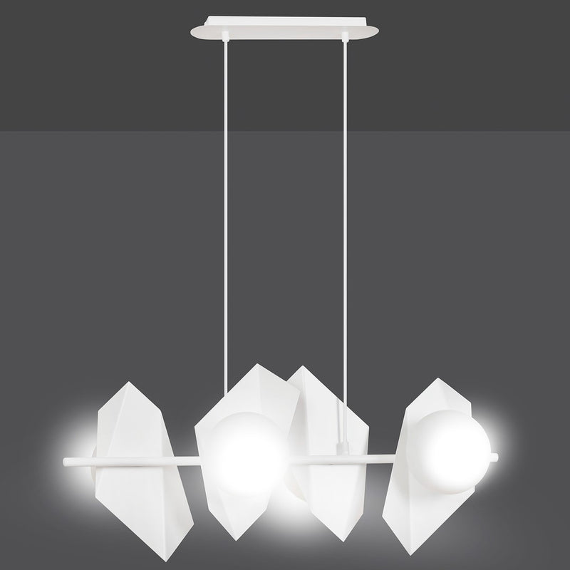 DRIFTON pendant lamp 4L, D15 white, E14